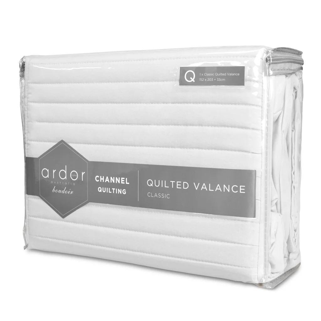 VALANCE Quilted - SINGLE - Home & Garden