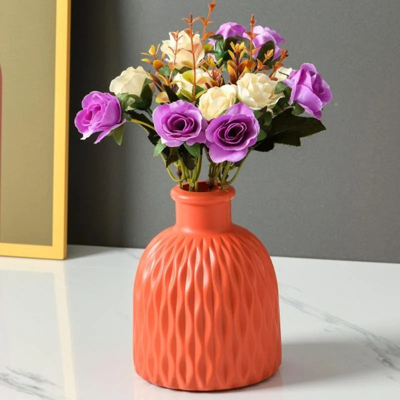 Versatile Drop-resistant Potted Plant Vase for Wet and Dry