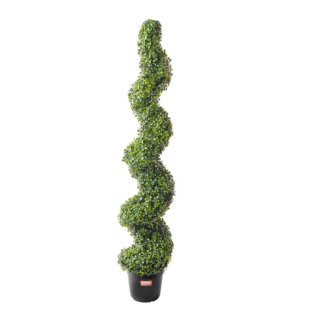 VEVOR 2 Pack 152.4cm Artificial Boxwood Topiary Tree Faux