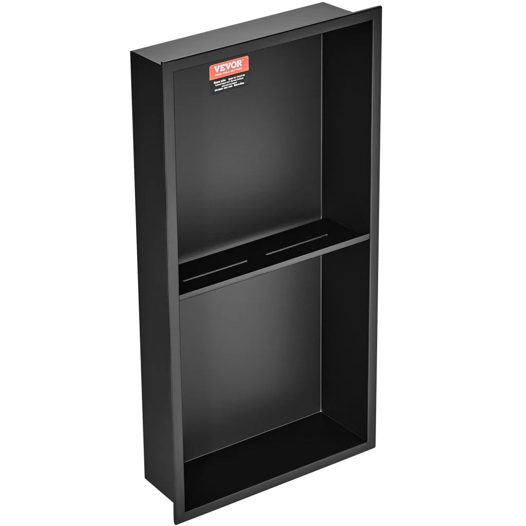 VEVOR 33.02 x 63.5 cm No Tile Shower Niche 304 Stainless