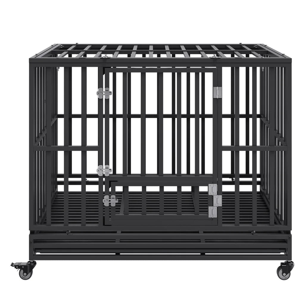 VEVOR 47 Inch Heavy Duty Dog Crate Indestructible Dog Crate