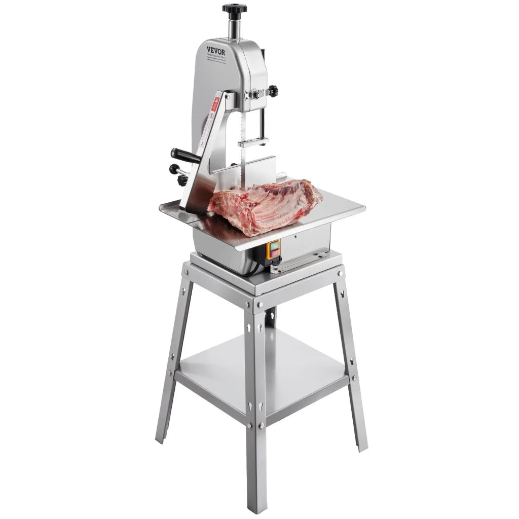 VEVOR 850W Commercial Electric Meat Bandsaw Stainless Steel