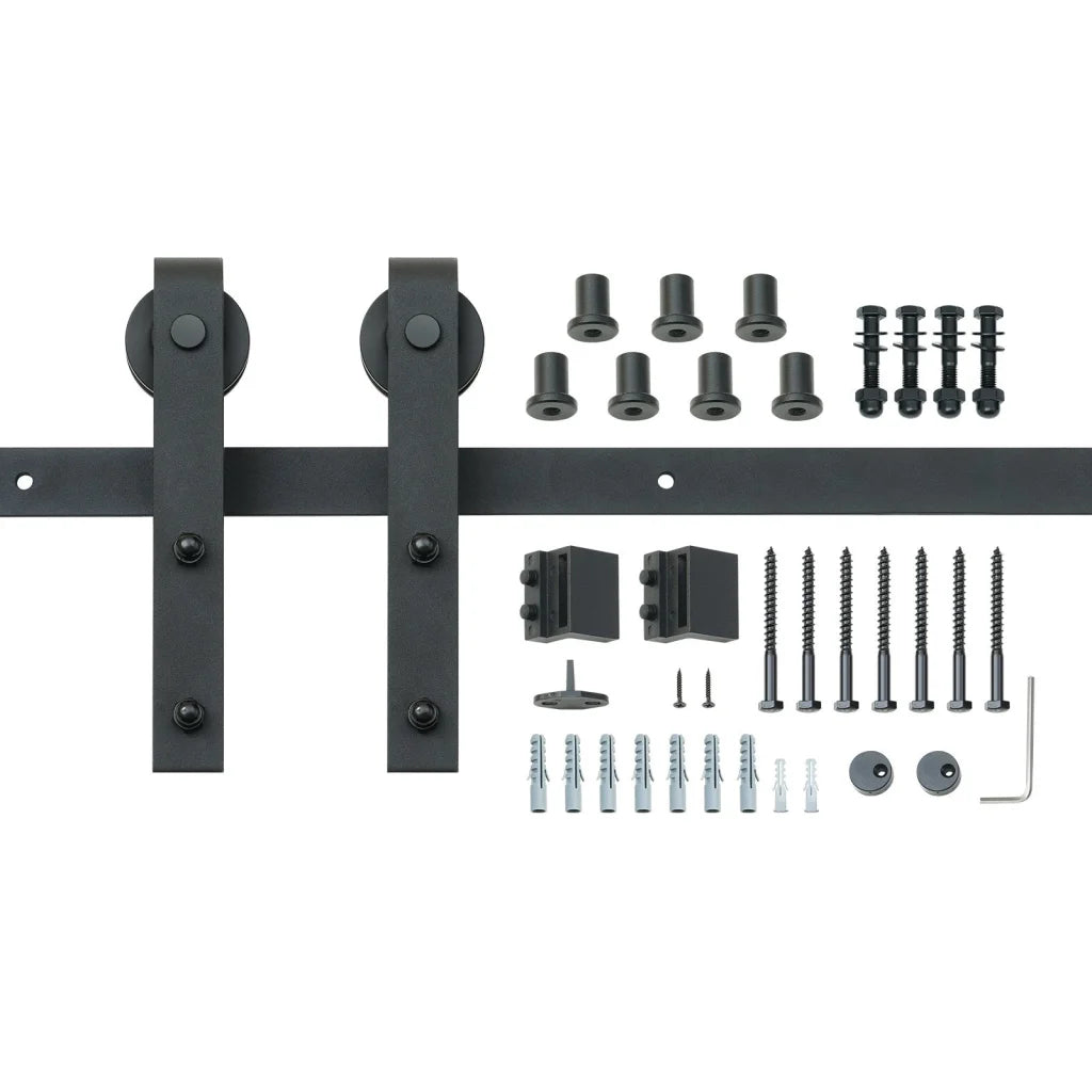 VEVOR 8FT Sliding Barn Door Hardware Closet Track Kit
