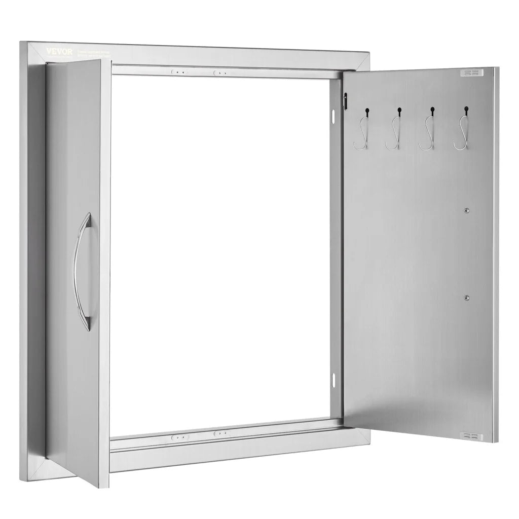 VEVOR BBQ Access Door 610x610 mm Double Outdoor Kitchen
