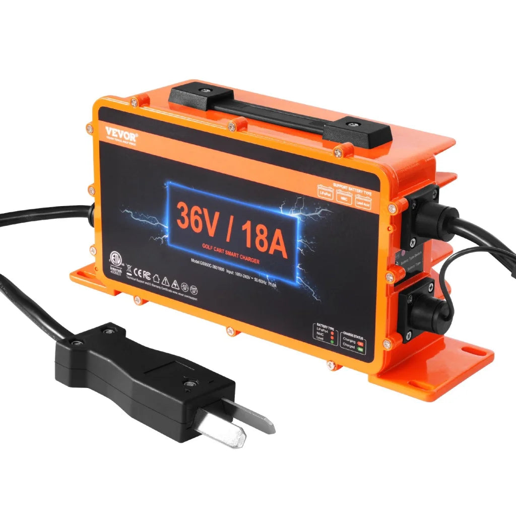 VEVOR Golf Cart Battery Charger 18 AMP Smart Club Car