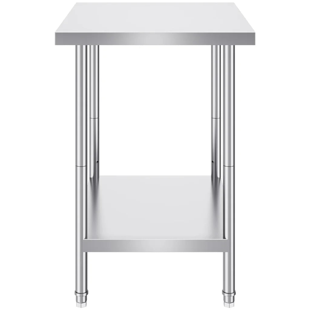 VEVOR Stainless Steel Prep Table 24 x 30 x 34 Inch Heavy