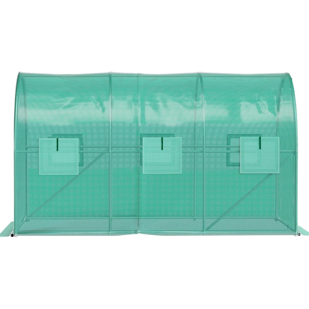 VEVOR Walk-in Tunnel Greenhouse Galvanized Frame &