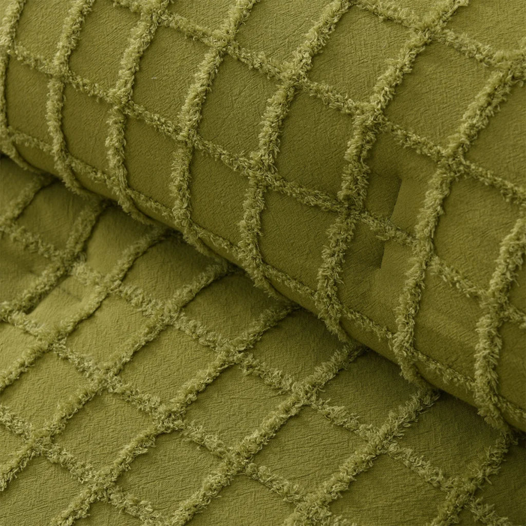 Vintage Design Homewares Parquet Cacti Green Comforter Set