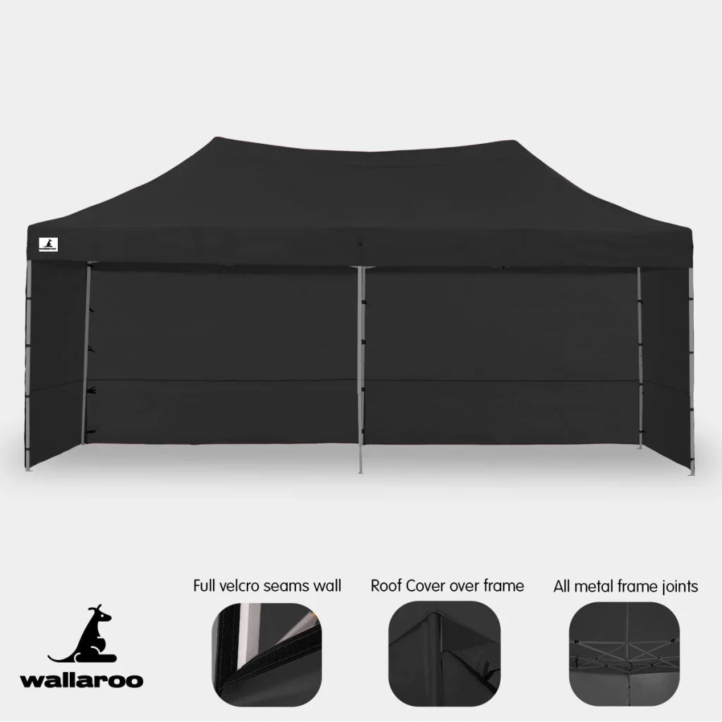 Wallaroo Gazebo Tent Marquee 3x6m PopUp Outdoor Wallaroo