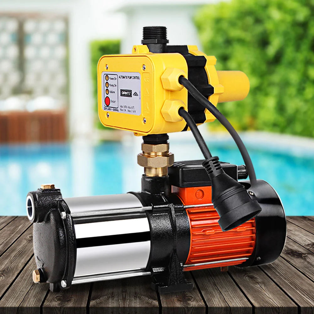 Water Pressure Pump Multi-Stage Auto Garden House Rain Tank