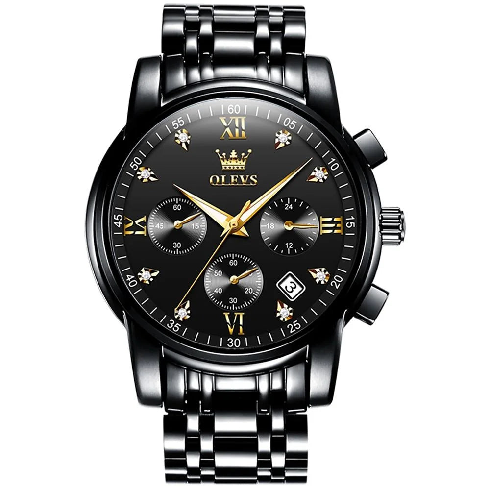Waterproof Quartz Watch for Men - Multifunctional Business