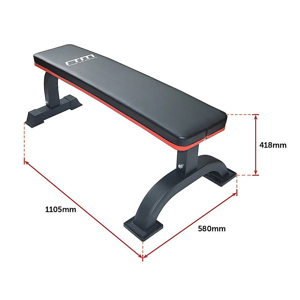 Weight Lifting Bench - Commercial Flat - Fitness Accessories