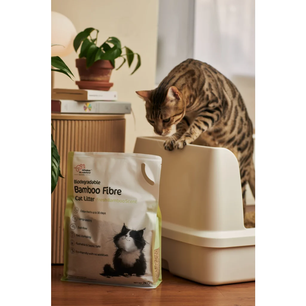 Whisker Wonderland Premium Biodegradable Bamboo Fibre Cat