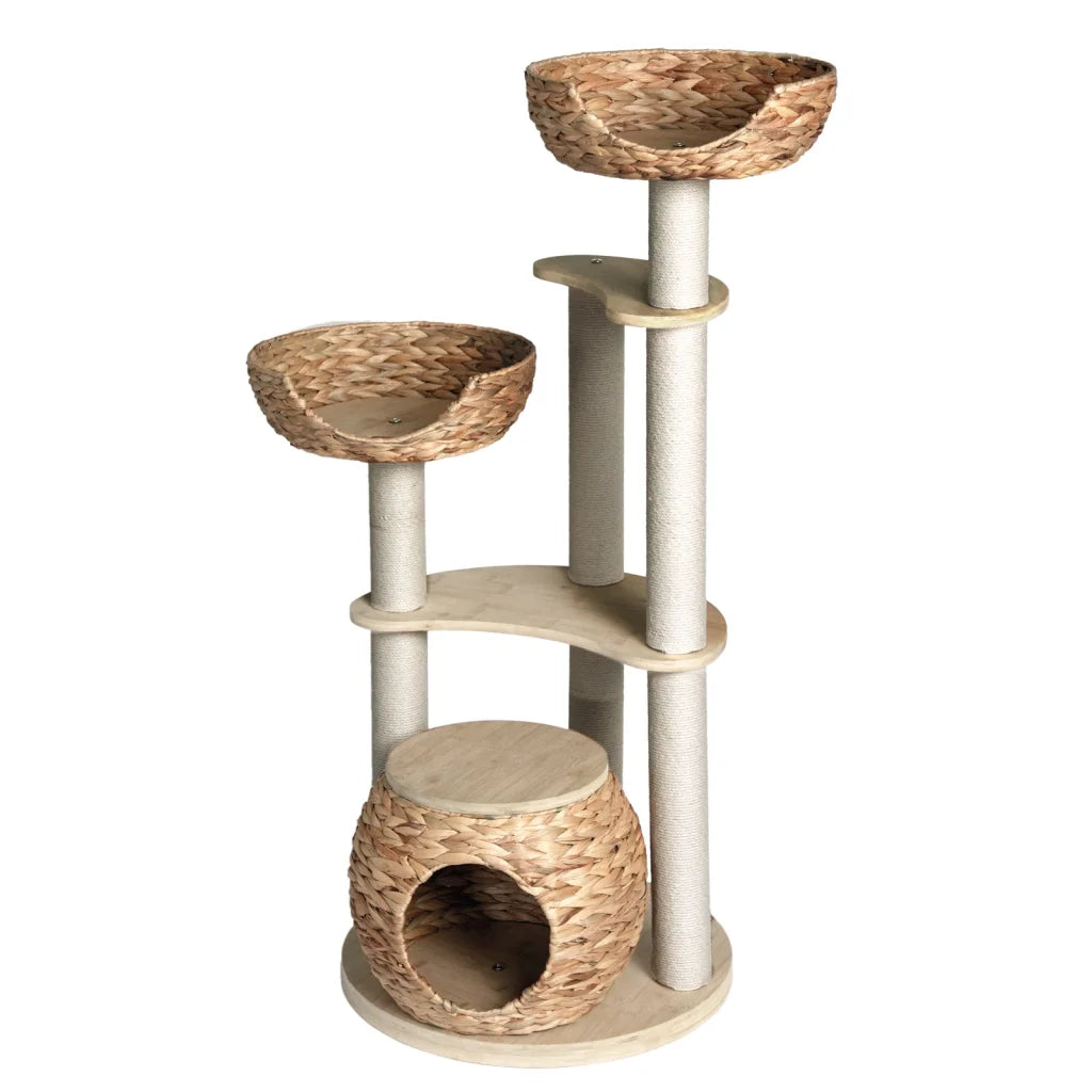 Whisker Wonderland Premium Eco Bamboo Cat Tree Large