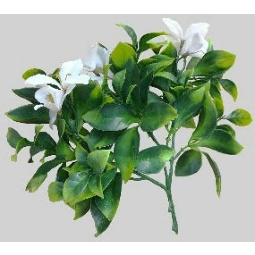 White Flowering Jasmine Stem UV Resistant 30cm - Artificial