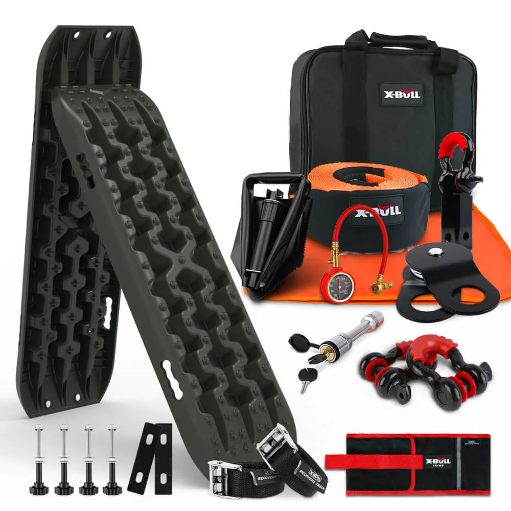 Winch Recovery Kit with Gen 3.0 Recovery Tracks Boards