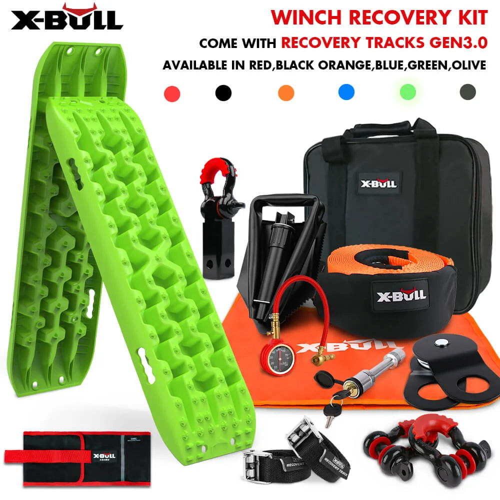 Winch Recovery Kit with Gen 3.0 Recovery Tracks Boards