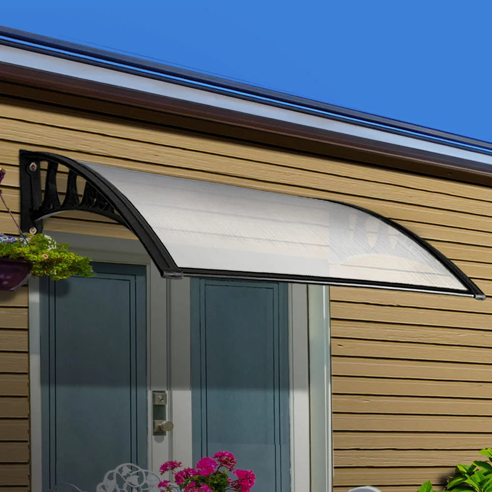 Window Door Awning Cover Transparent DIY - DIY