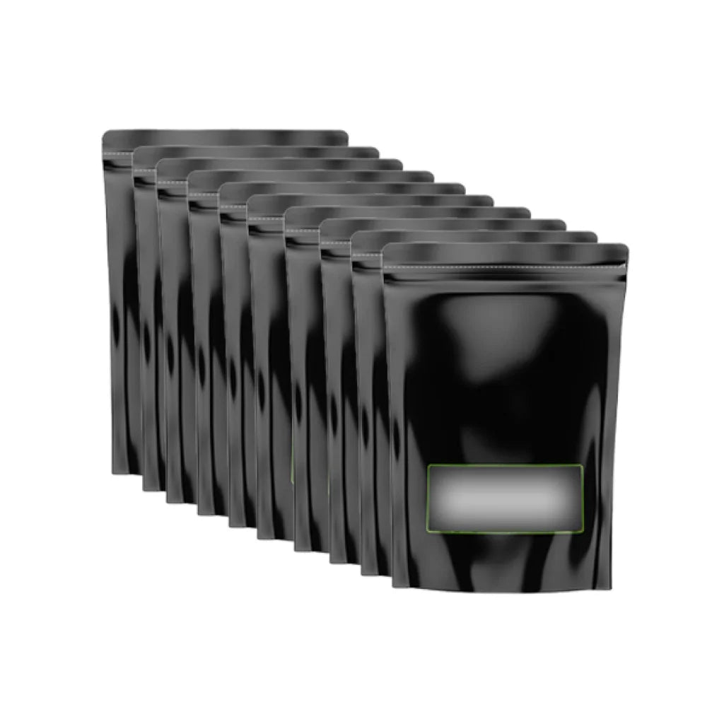 Windowed Resealable Grove Bag 10x 277g 1/2 LB - TerpLoc