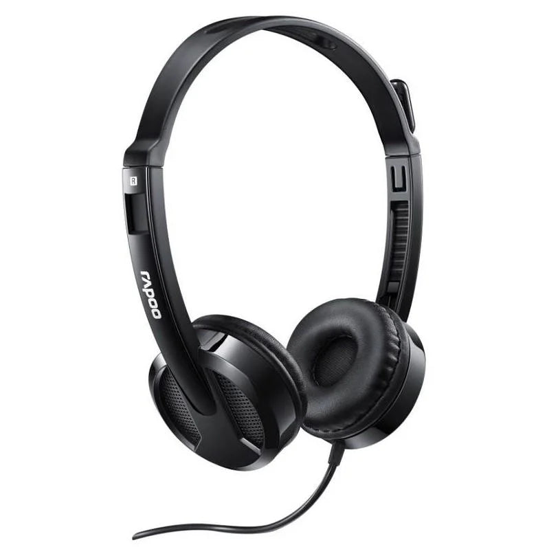 Wired Stereo Headset RAPOO H100 - HD Voice Rotary