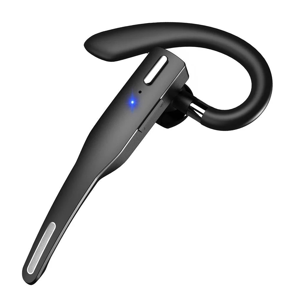 Wireless Bluetooth Earphone With Noise Cancelling & Rotatable Earhook - Charging Box & Digital Display