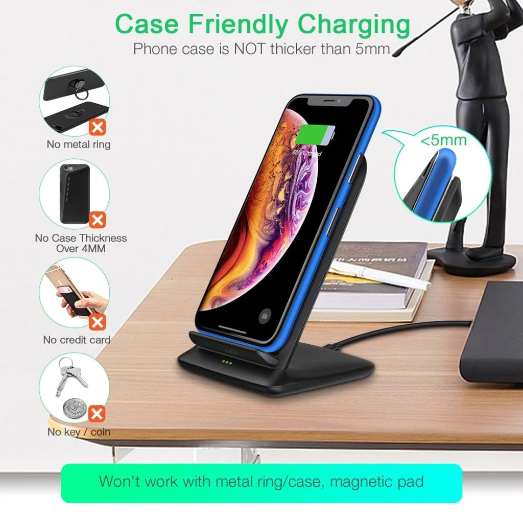 Wireless Charger Stand 10W (T555-S)