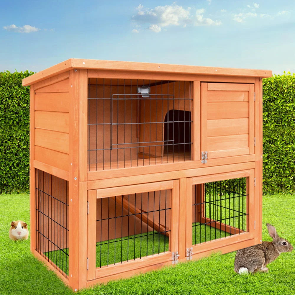 Wooden Pet Coop 93cm Tall - Coops & Hutches
