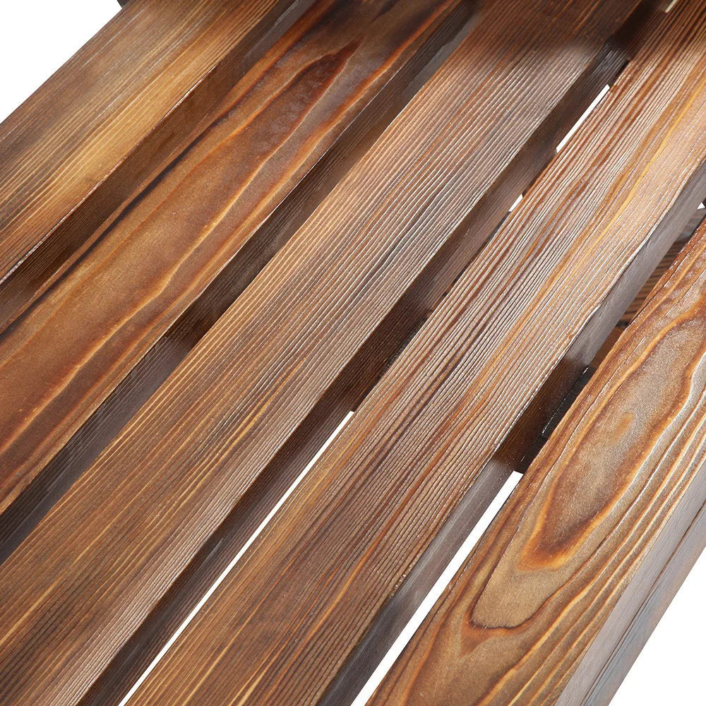 Wooden Wagon Wheel Chair - Outdoor