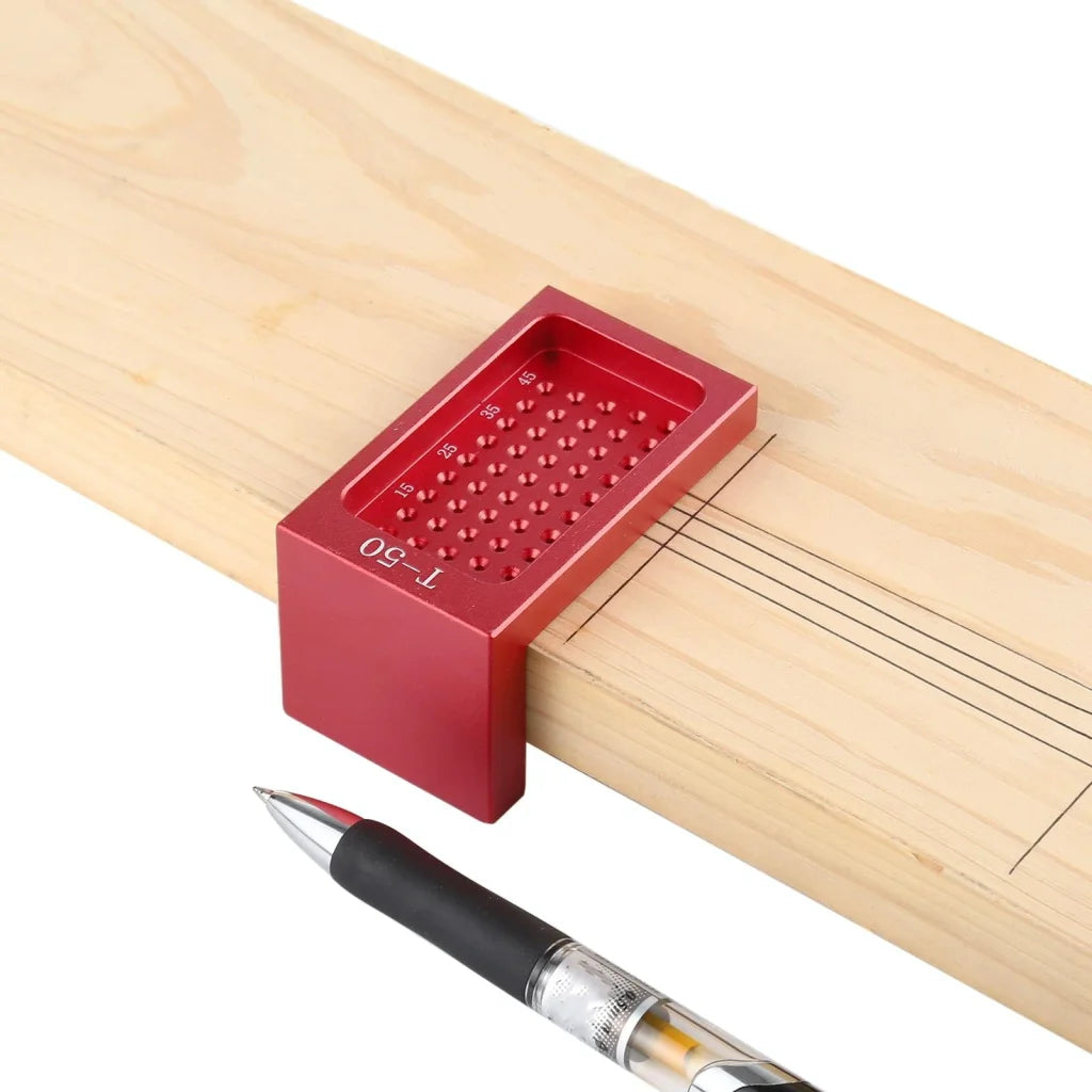 Woodworking L-shaped Ruler for Marking and Fixing - T50