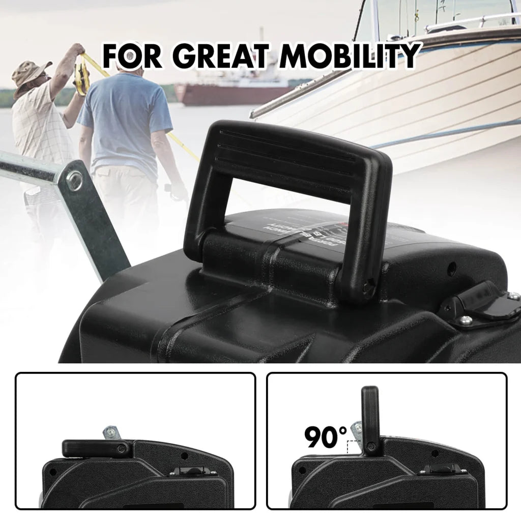 X-BULL Electric Boat Winch 12V 6500LBS Portable Detachable