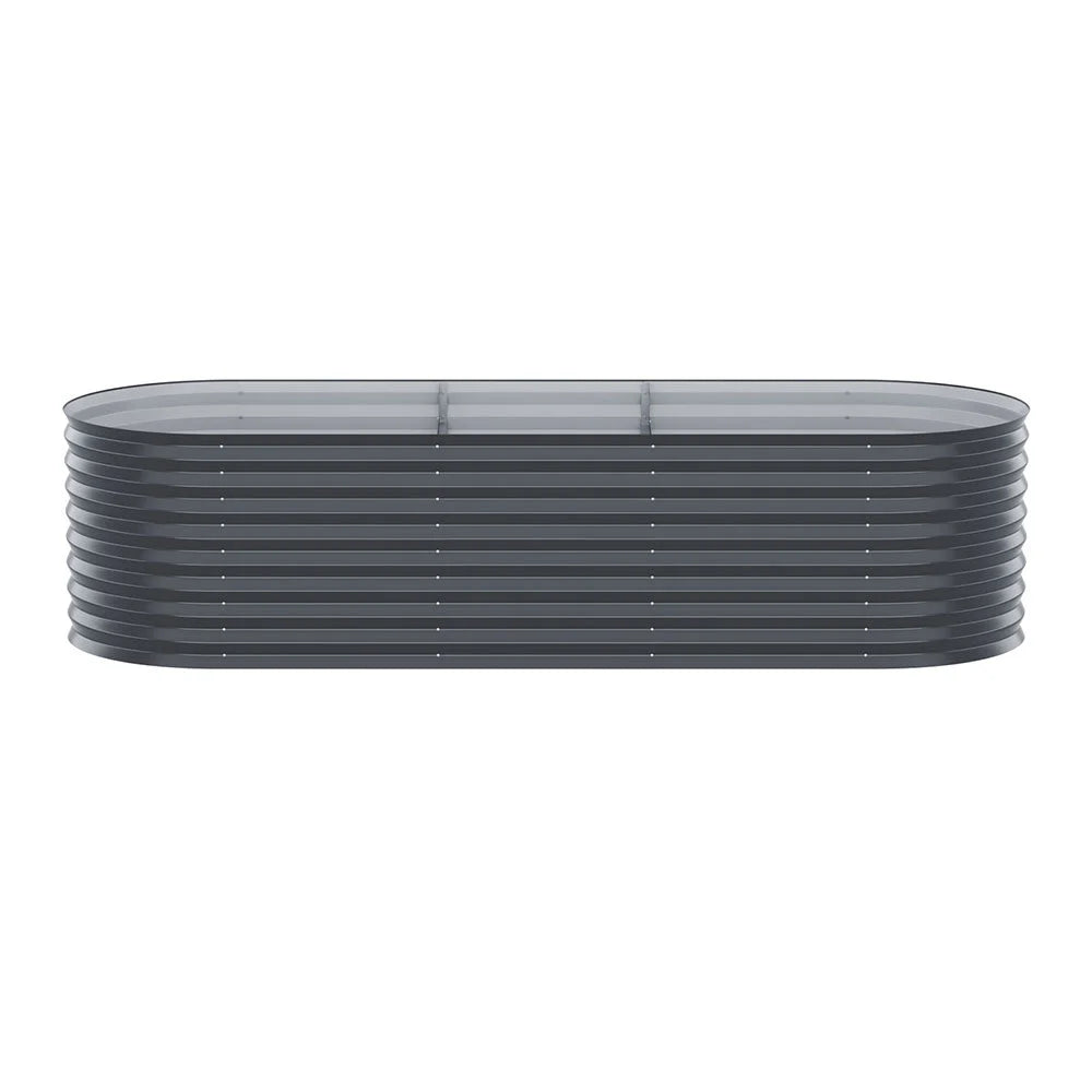 x2 Green Fingers Raised Garden Bed Kit Planter Oval