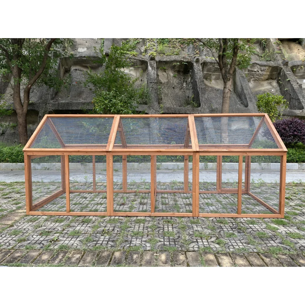 YES4PETS 250 CM Large Chicken Coop Run Guinea Pig Cage