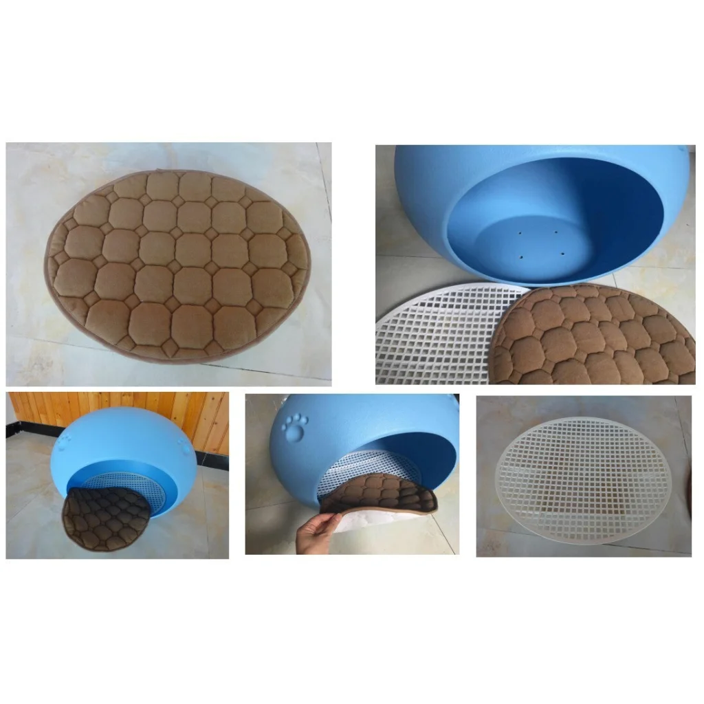 YES4PETS Medium Cave Cat Kitten Box Igloo Cat Bed House Dog