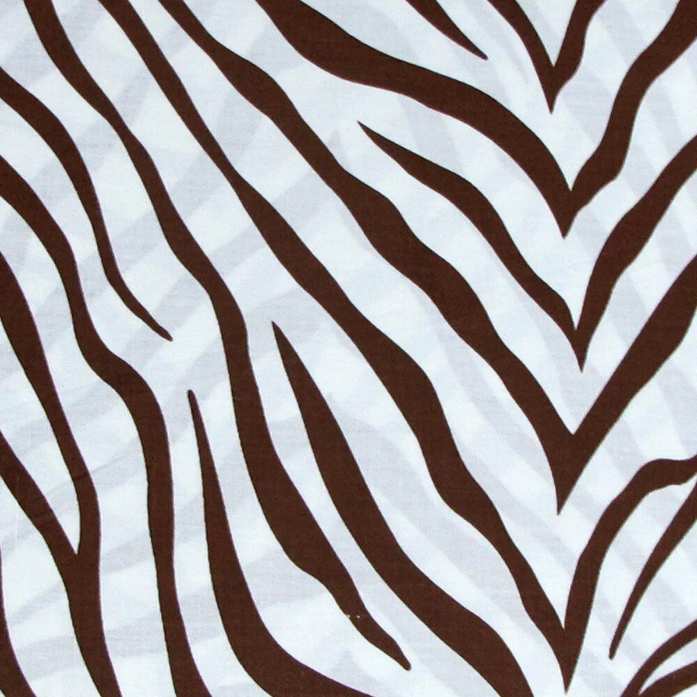 Zebra Polyester Cotton Quilt Cover Set Double - Home &