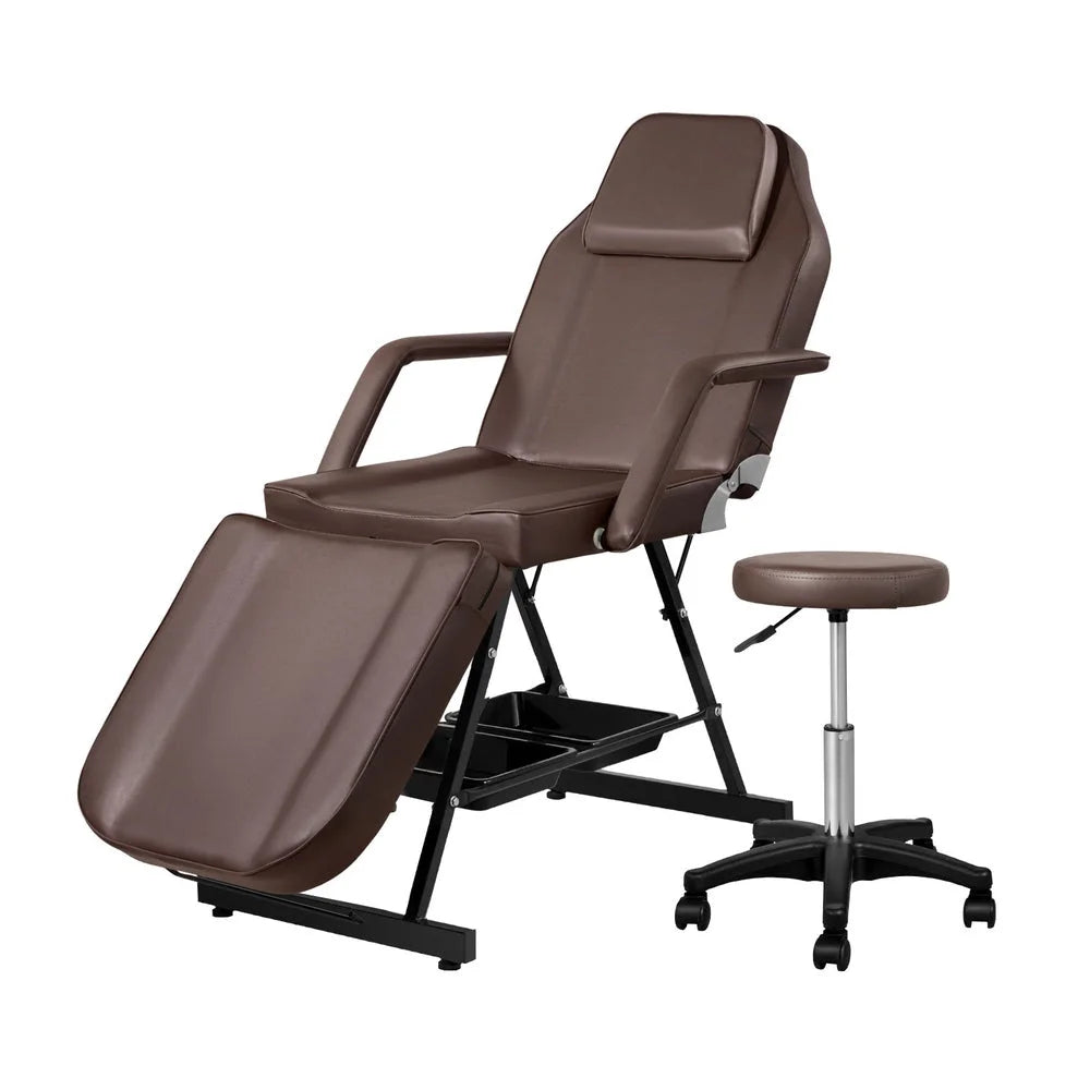 Zenses Massage Table Adjustable Salon Bed Chair 3-Fold