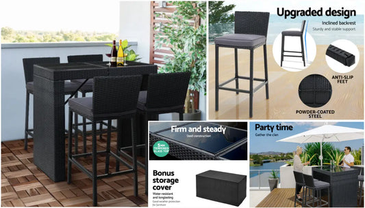 Elevate Your Outdoor Living with the Perfect Outdoor Bar Set