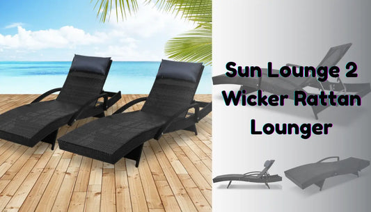 Elevate Your Outdoor Relaxation with a Sun Lounge 2 Wicker