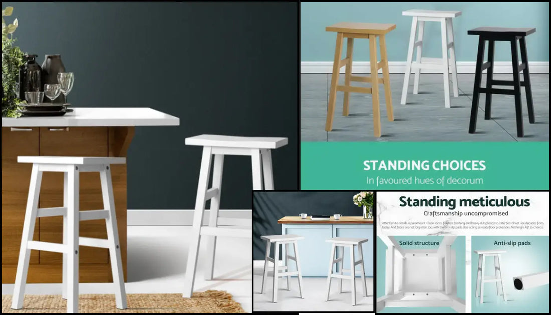 Elevate Your Space with Premium Beech Wood Bar Stools: