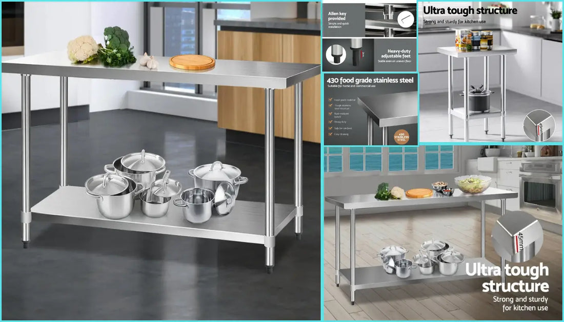 How to Clean a Stainless Steel Kitchen Bench Without