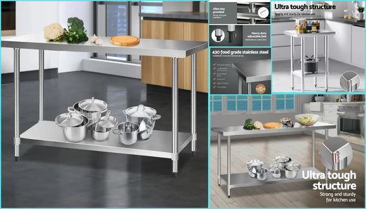 How to Clean a Stainless Steel Kitchen Bench Without