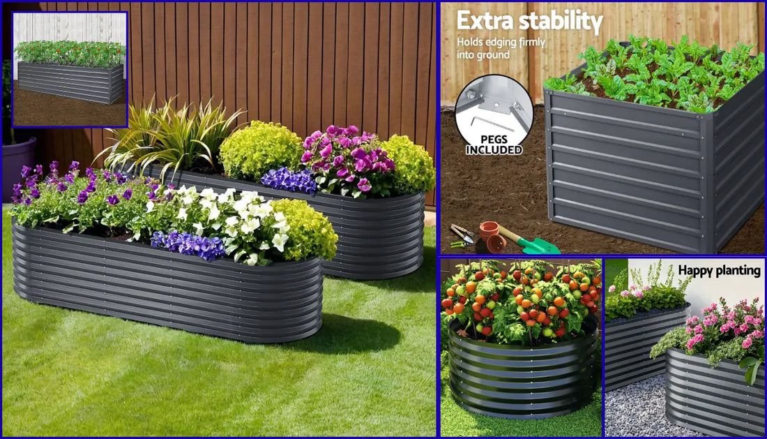 How to Make Galvanised Steel Raised Garden Beds: