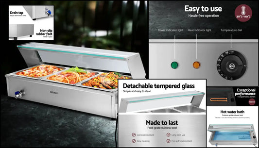 Keep It Hot & Fresh: Why a Commercial Food Warmer Bain