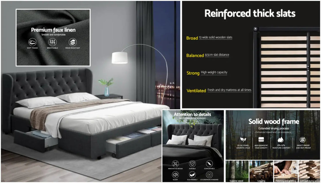 Maximize Your Space in Style: Why Bed Frame Storage Drawers