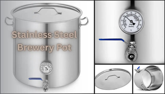 Stainless Steel Brewery Pot 98L with Beer Valve 50*50cm