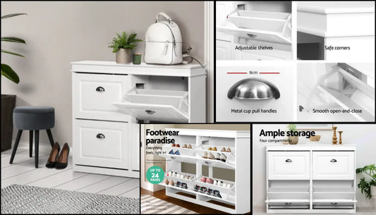 Transform Your Entryway with a Modern Shoe Cabinet: Stylish