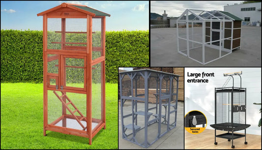 White Bird Cage With Stand A Practical and Stylish Choice