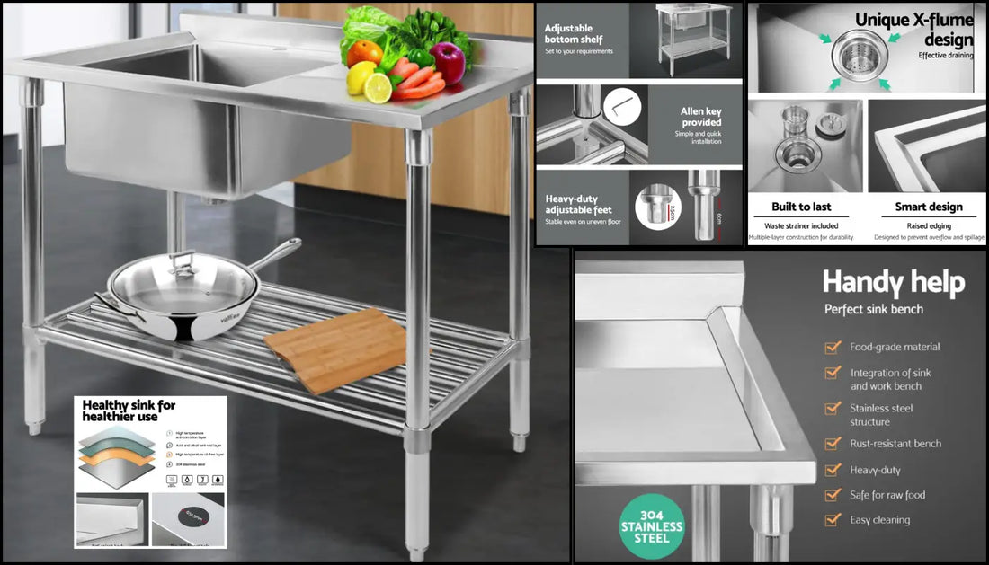 Why a Stainless Steel Sink Bench Is the Smartest Upgrade