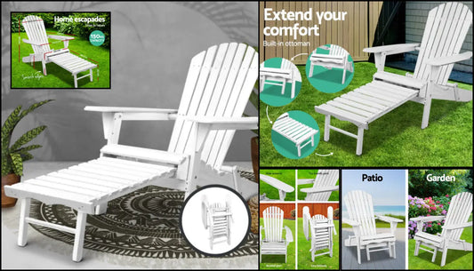 Why the Adirondack Beach Chair with Ottoman Is the Perfect