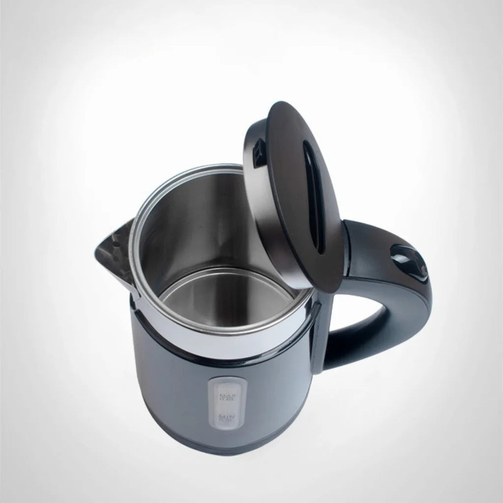 0.6L Stainless Steel Electric Kettle Black - Appliances >