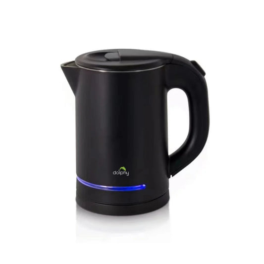 0.8L Electric Kettle Matt Black With Light Design